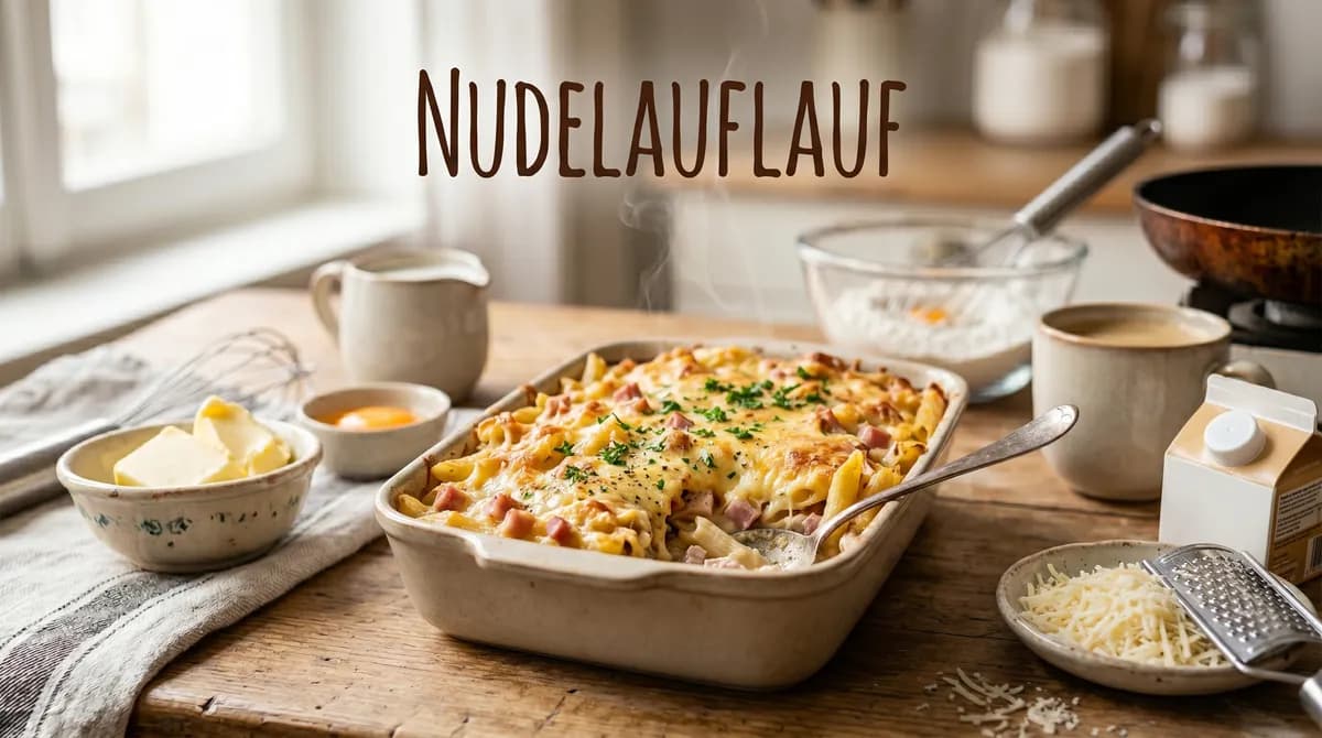 Klassischer Nudelauflauf