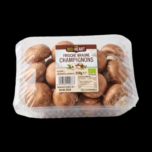 Braune Champignons