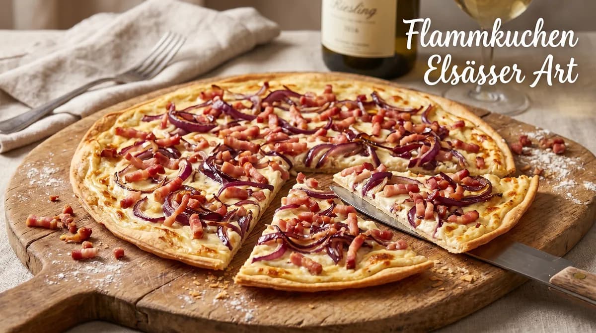 Flammkuchen Elsässer Art