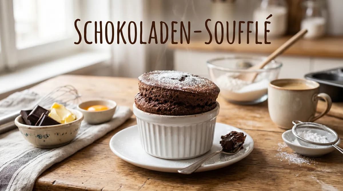 Schokoladen-Soufflé