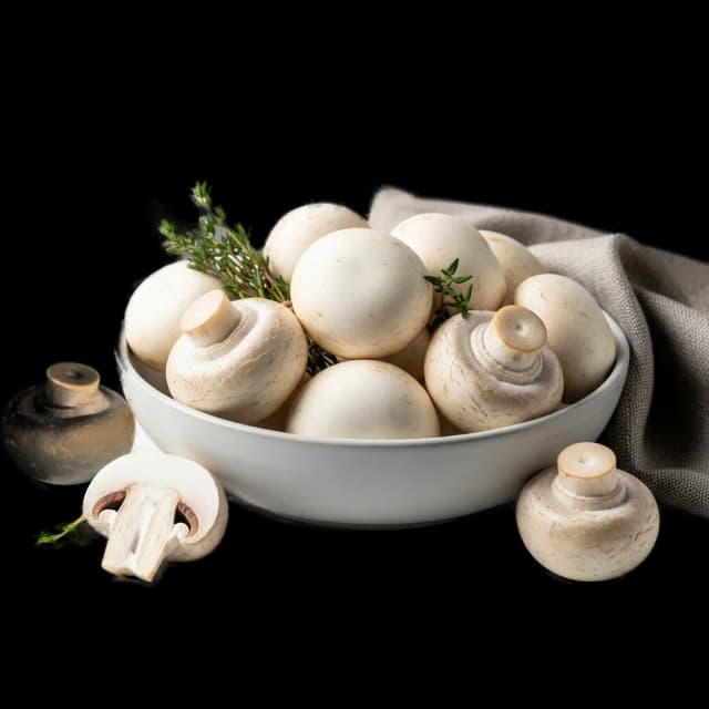 Braune Champignons